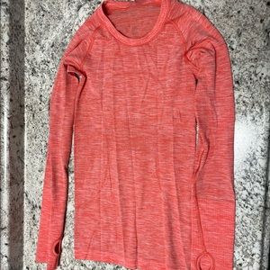 Lululemon Pink Orange Long Sleeve Size 2